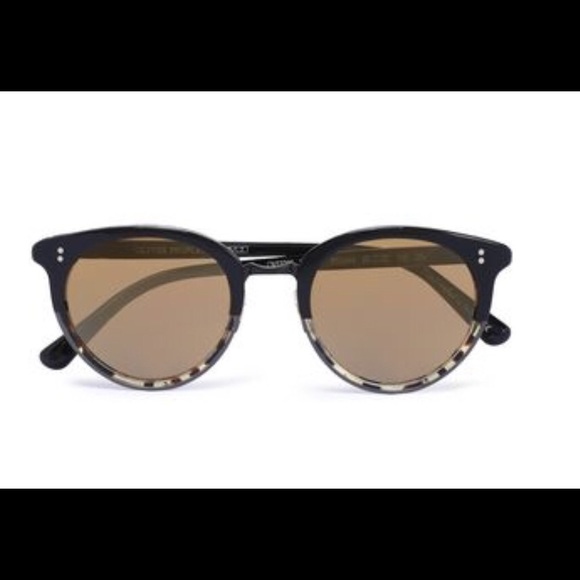 Oliver Peoples Other - Oliver People Round Frm Tortoiseshell Sunglasses